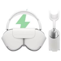 Suderinamas su AirPods Piston ausinių dėklu, pilnos apsaugos magnetinio tipo, AirPods Max 2-os kartos miego ausinių dėklu airpodsmax(2020/2024) balta