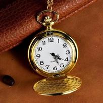 Vintage Pocket Watch Gold Vintage Watch Pocket Chain Watch (46336562) Gold