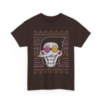 Spamton Ugly Sweater Unisex T-Shirt. Deltarune Video Game. Christmas. Xmas. S įvairiaspalvis