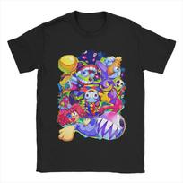 2026 The Amazing Digital Circus Fan T-shirt Men Women Summer Cotton Clothing Cartoon Fashion Round Neck Short Sleeved Tee Streetwear S įvairiaspalvis