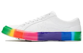 One Star Golf Le Fleur x One Star Converse Ox 'Rainbow' 166409C 36.5