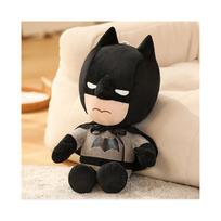 (Black, 25cm) Batman Plush Toys Stuffed Soft Dolls 25cm