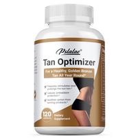 Pslalac Tanning Capsules, containing Vitamins A, C, and E, and Lycopene, for daily skin care. 120*1