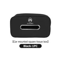 AAMB1 Car Tissue Box Sunshade Visor Seat Backrest Suspension Papper Bag For Citroen C4 C3 C5 C1 C2 C6 C4L DS3 DS4 Berlingo Picasso