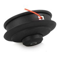 Tête de coupe-bordures robuste à alimentation par frappe et fil réglable, compatible avec 99 % des tondeuses à essence. Matériau spécial,