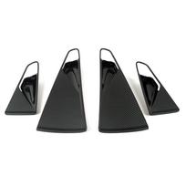 For Volkswagen VW ID.4 ID4  2022 2023 Car Interior Part Refit Inner Door Handle Bowl Panel Cover Trim Sticker Anti Carbon Fiber Color