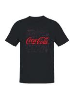 Officially Licensed Coca Cola Musical Icon Art Men's T-shirt L black