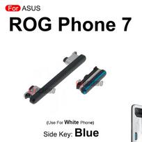 Juodi Raudoni Mėlyni Įjungimo Išjungimo Garsumo Mygtukai Šoniniai Mygtukai Skirti ASUS ROG7 ROG Phone 6 7 ROG6 Atsarginė Dalis ROG7--Blue
