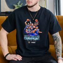 Vyriški New York Knicks 2026 Rytų konferencijos čempionų marškinėliai - S dydžio iki 5XL, V03 S įvairiaspalvis