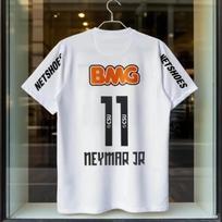 SummerClassic 11-12 Santossi Grynos medvilnės futbolo marškinėliai Retro Mažasis Neymaras Futbolas Suaugusiems Vyrams Per dydį Unisex Harajuku aukštos kokybės 4XL