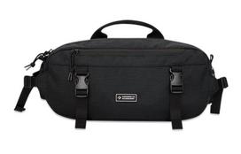Converse Fabric Fanny Pack, Crossbody Bag Regular Unisex Black 10022101-A01