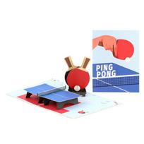 Unique Table Tennis Themed 3D Greeting Card Perfect For Dad Birthday Or Holiday Handmade Fathers Day Gift 1