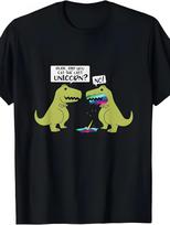 Funny Dude Did You Eat The Last Unicorn Dinosaur & Unicorn Graphic T-Shirt - T S įvairiaspalvis