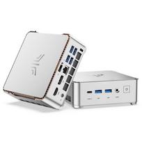 NiPoGi Mini PC Gaming AMD Ryzen R2544 (Better Than 4300U/3300U Max 3.70 GHz, 4C/8T),16GB DDR4 512GB M.2 SSD PC Desktop Windows 11