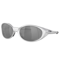 OAKLEY akiniai nuo saulės Eyejacket Redux sidabriniai su Prizm Black poliarizuotais lęšiais