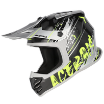 ACERBIS šalmas Profile Junior juodas/fluorescenciškai geltonas