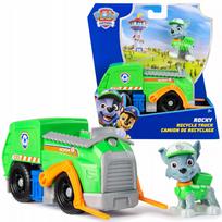 PAW PATROL Rocky figūrėlė ir šiukšliavežė 2in1