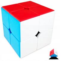 Originali MoYu 2x2 loginė dėlionė – greita, sureguliuotas kubas + stovas