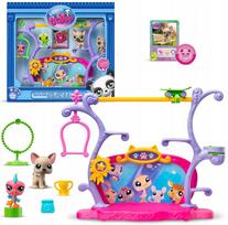 LITTLEST PET SHOP rinkinys PETS GOT TALENT scena su figūrėlėmis + dovana