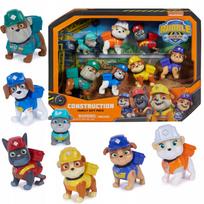 PAW PATROL 7 figūrėlių rinkinys Rubble ir jo komanda Wheeler Mix Charger Motor