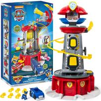 PAW PATROL didelė stebėjimo bokšto bazė, Chase figūrėlė, Mighty Pups, 84 cm + DOVANA