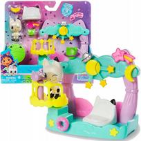 Gabby's Dollhouse rinkinys su balkonu ir figūrėle Pandy Paws + priedai