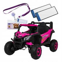 Elektromobilis Buggy Madman UTV-MX mergaitėms su pulteliu