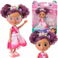 Gabby lėlė iš filmo Gabby's Dollhouse su gėlėta suknele ir priedais