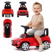Sun Baby paspirtukas stumdukas vaikščiojimo mašinėlė Mercedes C-Class su daiktadėže ir garsais