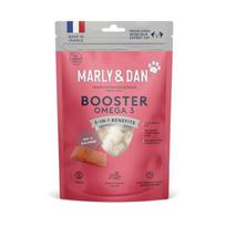 Marly & Dan Liofilizuoti lašišos skanėstai šunims Omega-3 Booster 3in1, 50g