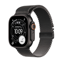 Išmanusis laikrodis Apple Watch Ultra 3 (2025) 5G 49mm Black Titanium Case with Black Titanium Milanese Loop S – Black