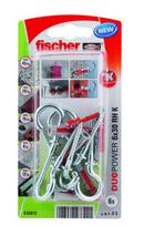 FISCHER DUOPOWER kaištis 6×30 su apvaliu kabliu /6vnt.