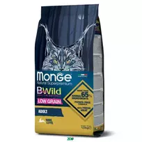Monge Bwild Cat Adult Hare sausas pašaras katėms, kiškiena; 1.5kg, 10kg