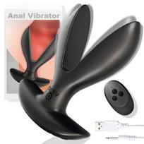Unisex dviejų variklių analinis vibratorius su 7 skirtingais vibracijos režimais N010