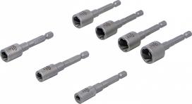 Spec. galvučių rinkinys / sraigtiniai ištraukikliai | 6,3 mm (1/4") | 7 vnt (74562)