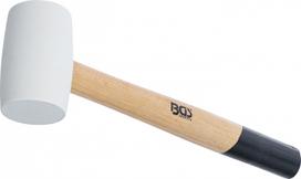 Guminis plaktukas | Hickory rankena | balta galvutė | Ø 48 mm | 250 g (70138)