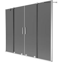 Vonios sienelė Mexen Velar Duo, 190 cm x 150 cm, chrome/tonuotas