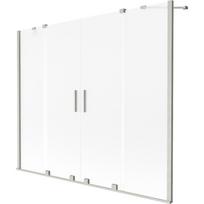 Vonios sienelė Mexen Velar Duo, 180 cm x 150 cm, sidabro sp./matinis