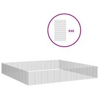 vidaXL Aptvaras gyvūnams, 48 segmentai, 54x100cm, galvanizuota geležis