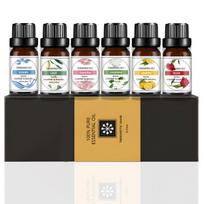Eterinių aliejų rinkinys difuzoriams GJ-0918, 6 vnt. x 10ml.