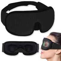 3D Memory Foam kvėpuojanti šviesą blokuojanti akių kaukė, L12, VIENAS DYDIS