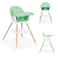 Vaikų maitinimo kėdutė 2 viename, žalia, ECOTOYS