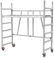Pastoliai aliumininiai su ratukais 180 × 72,5 × 186 cm LANSI (LS-1002)