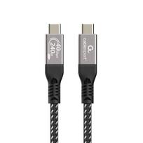 Cablexpert CCBP-USB4-CMCM240-0.5M Premium USB4 Type-C charging and data cable, 40Gbps, 240 W, 0.5 m | Cablexpert