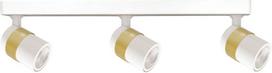 Šviestuvas lubų Light Prestige Anillo 3 Spot LP-770/3W WH, GU10, 3 x 50 W, aukso sp./balta sp.