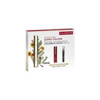 Blakstienų tušas, rinkinys Clarins Supra Volume, 10.8 ml, juoda sp.