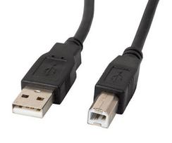 LANBERG USB-A M USB-B M 2.0 cable 0.5m juodas