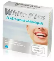 White Kiss Baltas Kiss Baltas Kiss Flash Whitening dantų balinimui 2x6ml