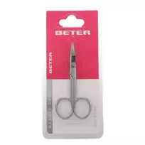 "Beter" chromuotos lenktos manikiūro žirklės 9 cm