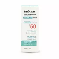 "Babaria Sun" mineralinis apsauginis kremas nuo saulės veidui su Spf50 50ml